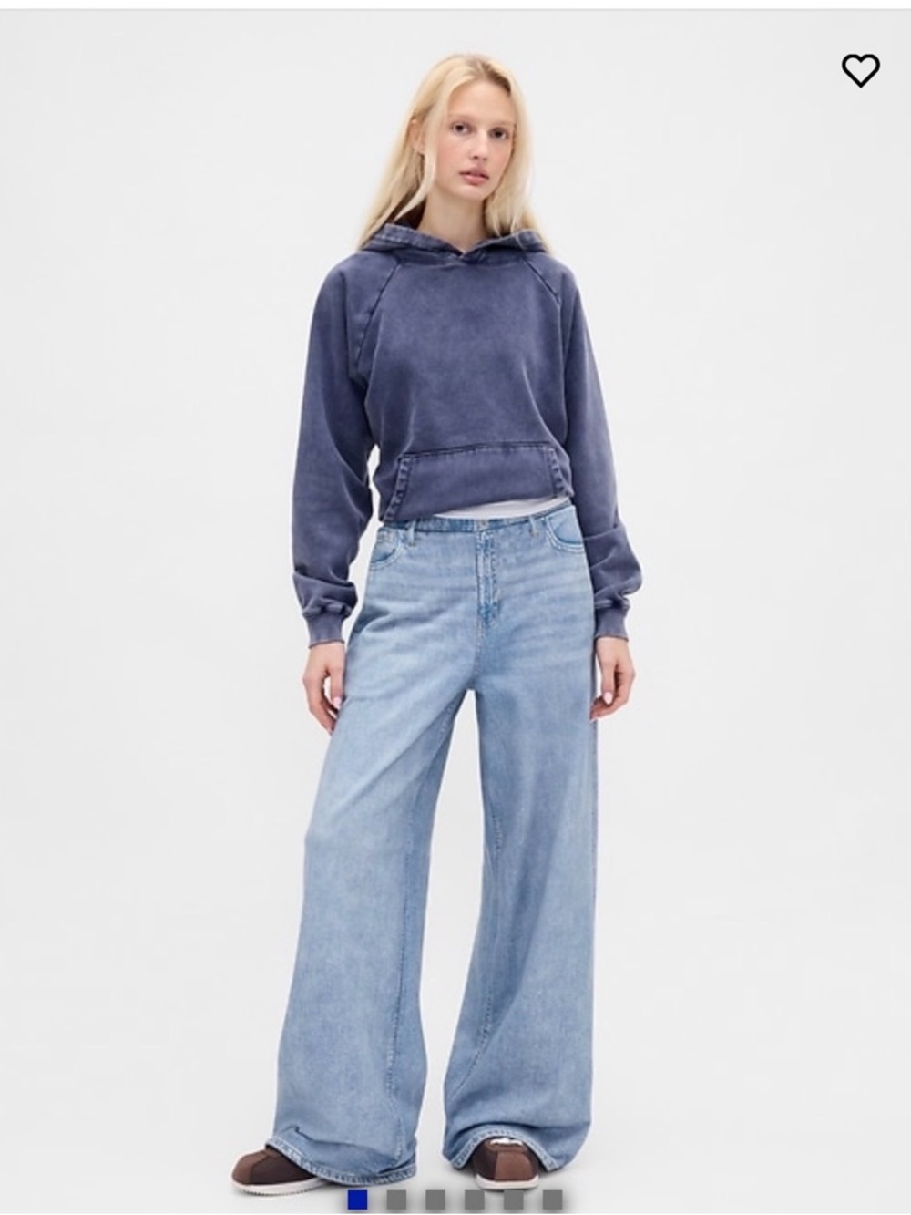 GAP Printed Baggy Sweatpant Jeans